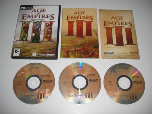 Age empires iii cd - of, rom